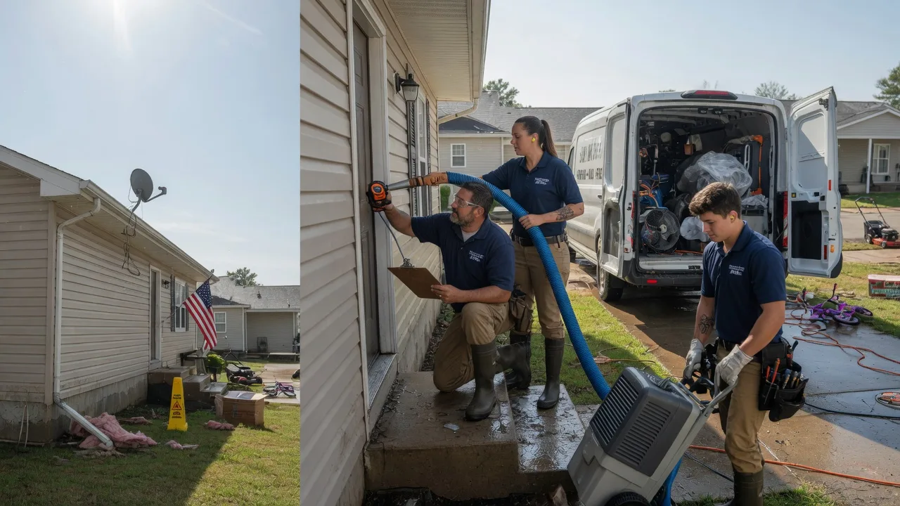 Ceiling Water Damage Restoration in Hayes, VA near me